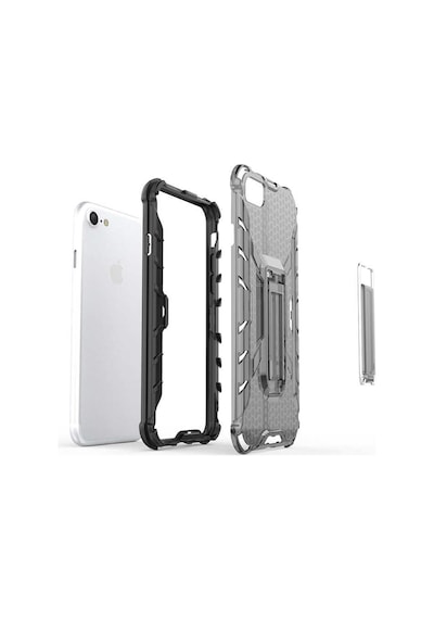 Apple Uyumlu iPhone 8 Kılıf Zore Klik Silikon Kırmızı