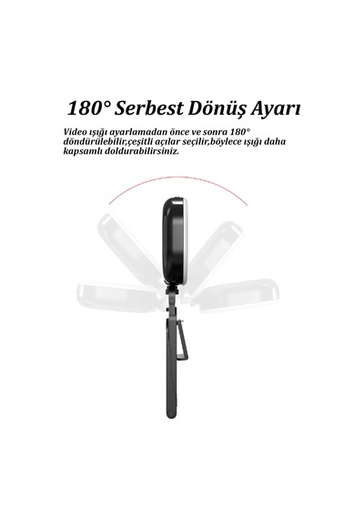 Qpen Zp28 Monitör Üstü Led Yayın Işığı