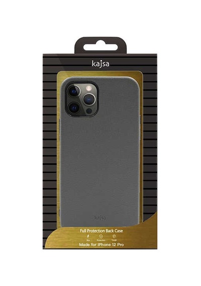 Kajsa Apple Uyumlu iPhone 12 Pro Max Kılıf Suni Deri Kajsa Litchi Kapak ZORE-219023