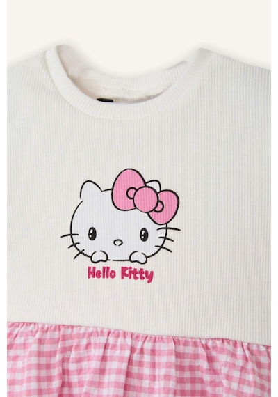 Defacto Hello Kıtty Fitilli Kaşkorse Elbise Kız Bebek H1208a526smer105 Ekru-er105