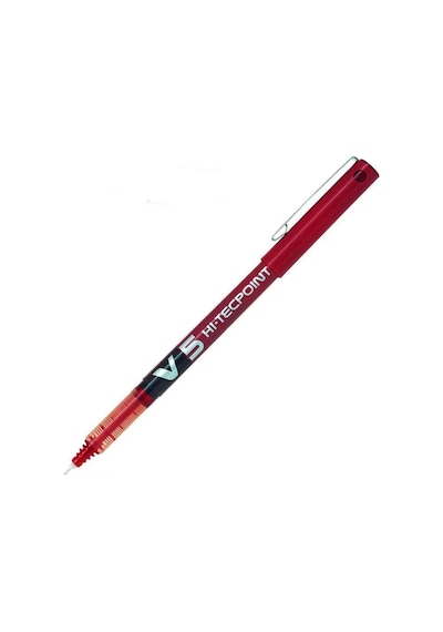 Pilot Roller Kalem Hi-tecpoint İğne Uç 0.5 Mm Kırmızı Bx-v5-r Çok Renkli