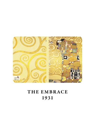 Gustav Klimt 4'lü Defter Seti 1, Gold Series, Çizgisiz, 64 Sayfa, 14x21 Cm, Standart