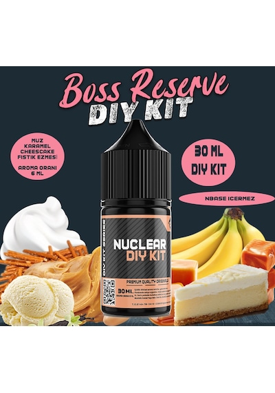 Nuclear 30 Ml Dıy Kit Boss Reserve Gıda Aroması 6 Ml Aroma İçerir