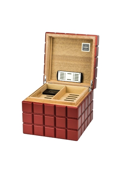 Colibri Heritage Cube Kırmızı Sedir Humidor Puro Kutusu