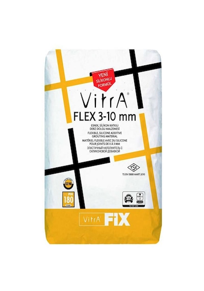 VitrA VitrAfix Flex 3-10 Mm Beyaz 20 Kg F22203020