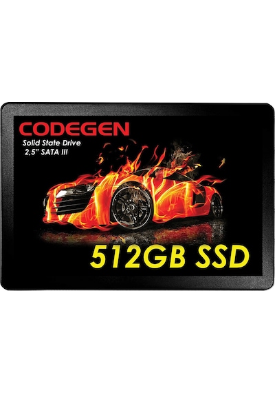CODEGEN 512GB 500MB-450MB/S 2.5" Sata 3 SSD (CDG-512GB-SSD25)