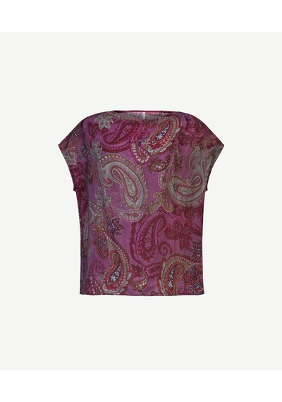 Yargıcı Regular Degaje Yaka Kısa Kol Bluz 26kkbl6042x 016 Bordo