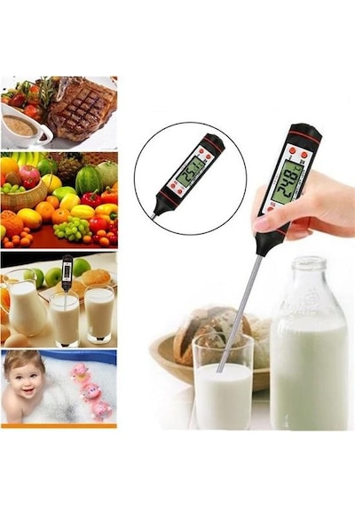 Dijital Mutfak Termometresi Batırmalı Gıda Termometresi