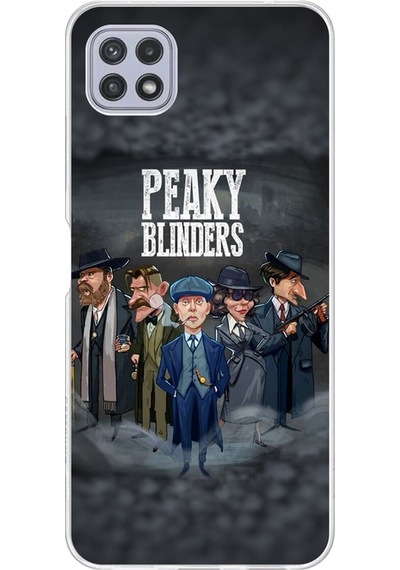 Samsung Galaxy A22 Uyumlu Şeffaf Kılıf Peaky Blinders Tasarımlı