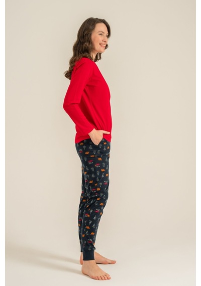 Rolypoly Be Happy Everyday Anne Kız Kırmızı Uzun Kol Pijama Takım Rp3932-a-v1 Rp3932-a-v1 Rolypoly Be Happy Everyday Anne Kız Kırmızı Uzun Kol Pijama Takım Rp3932-a-v1 Rp3932-a-v1