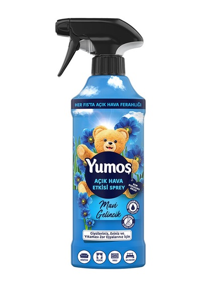 2 Adet Yumoş Açık Hava Etkisi Sprey Mavi Gelincik 430 Ml Çok Renkli
