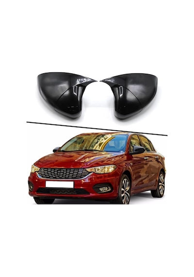 Fiat Tuning Egea Batman Piano Black Yarasa Ayna Kapağı