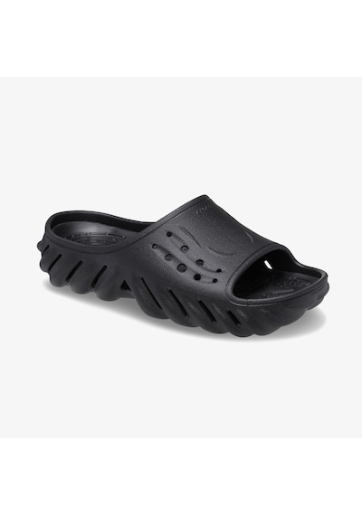 Crocs Echo Slide Unisex Siyah Terlik Düz 208170 Siyah