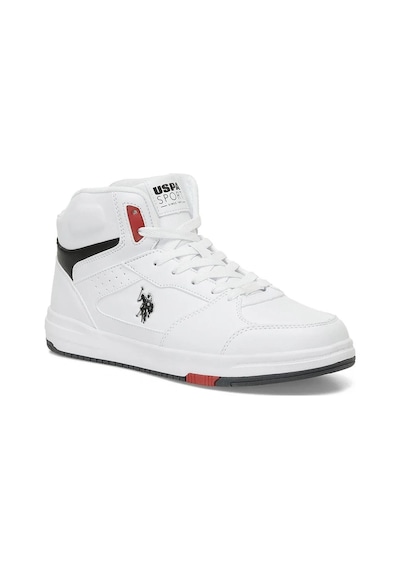 U.s. Polo Assn. Presto Hi Erkek Günlük Uzun Konçlu Sneaker Spor Ayakkabı 101812440 Beyaz