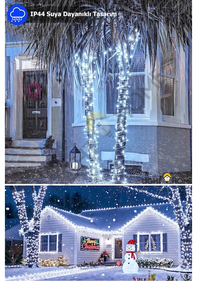 80 Led 10 Metre Pilli Beyaz Işık Zinciri Dekoratif Peri Led, Oda Yatak Odası Salon Masa Parti