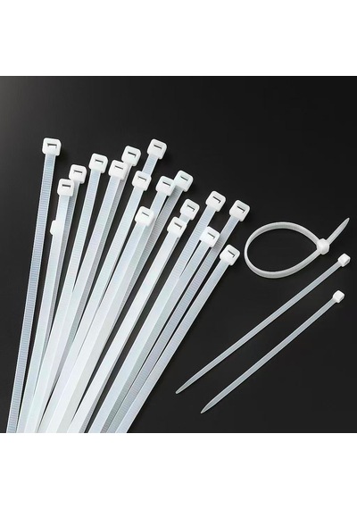 Kablo Bağı 100 Adet Cırt Kelepçe-nylon66 4.8 X 200mm- Beyaz