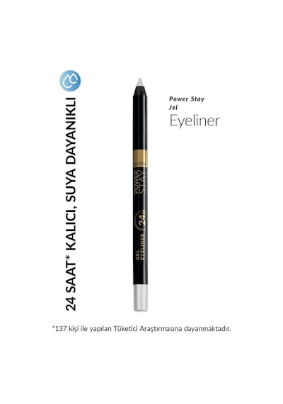 Power Stay Jel Eyeliner Silver Shimmer