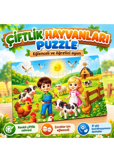 S'82 Caahs-33500-33507 Ahşap Puzzle Ass Bzs82 Standart