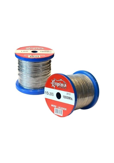 Captain 20 Libre Çelik Tel 1000mt Steel Wire Leader