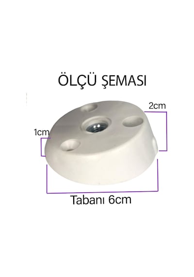 4 Adet Dereceli Ayak Tabanı Beyaz Mobilya Masa Sehpa Ayağı Bağlantı Aparatı Açılı Plastik