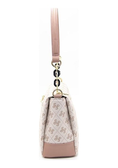 Silver Polo Sp910 Kadın Çapraz Çanta Monogram Pembe-somon