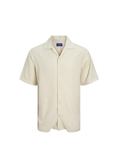 Jack & Jones Jack Jones Erkek Kısa Kollu Viskon Gömlek 12271115 Bej