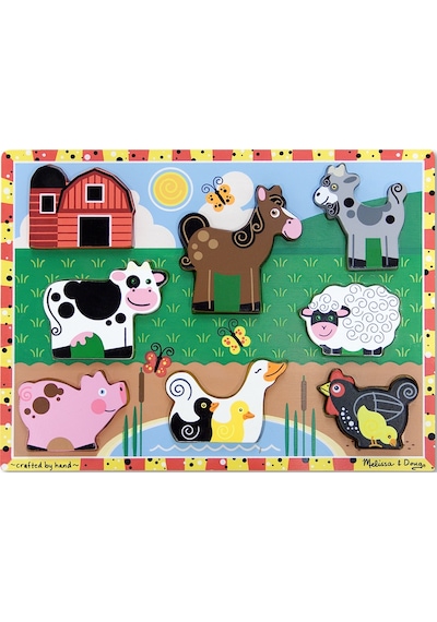 Melissa And Doug Ahşap Tombul Yapboz Çiftlik