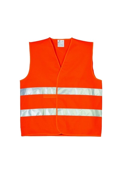 Standart Beden Ikaz Yeleği Turuncu Renk 25 Adet