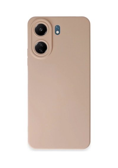 Herşeytrend Xiaomi Redmi 13c Kılıf Nano İçi Kadife Silikon - Pudra Çok Renkli