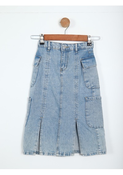 Xo Kids Kız Çocuk Etek 4-8 Yaş 2547 Mavi