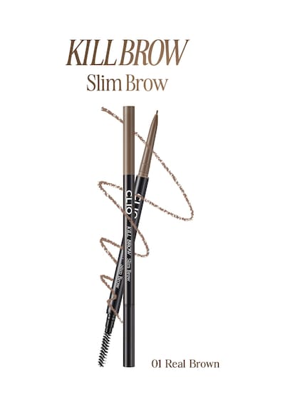 Clıo Kill Brow Slim Brow 01 Real Brown