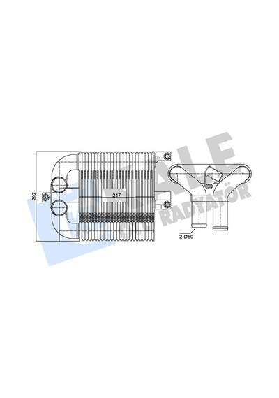 Kale 350945 Turbo Radyatörü Intercooler - Isuzu D-max 2007-2012 2.5 Ditd Dizel 8980886850
