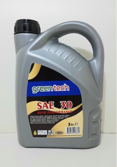 Green Tech SAE-30 Motor Yağı 3 L
