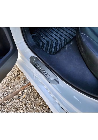 Honda Civic Kapı Eşiği 4 Parça - Krom Taşlı Sd 2006+
