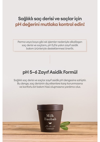 Argan Yağ İçeren, Yıpranmış Kuru Saçı Onaran Nemlendirici Saç Maskesi Mılk Baobab Hair Balm Mask