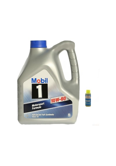 Mobil 1 10W-60 Tam Sentetik Motor Yağı 4 L + Cam Sabunu