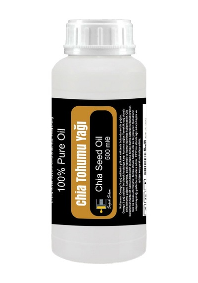 Tos The Organic Spices Soğuk Sıkım Chia Tohumu Yağı 500 ML