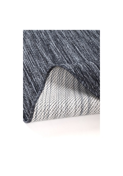 Konfor Halı Tema 9034 Lacivert Sisal Hasır İç Dış Mekan Kilim Dekoratif Bahçe Balkon Salon Halısı Lacivert
