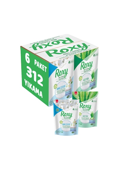 Dalan Roxy Bio Clean Sabun Tozu Karma Set 4.8+4.8Kg=9.6KG Bahar Ç