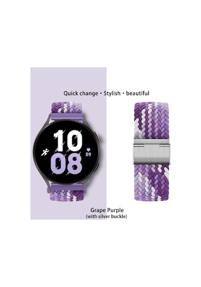 Huawei Watch Gt3 42mm / Gt2 42mm Uyumlu 20mm Metal Klipsli Örgü Kordon