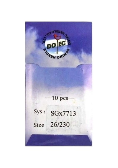Dotec Halı Overlok Makinesi Dikiş İğnesi Sgx7713 Dk 2500 26/230 10 Adet