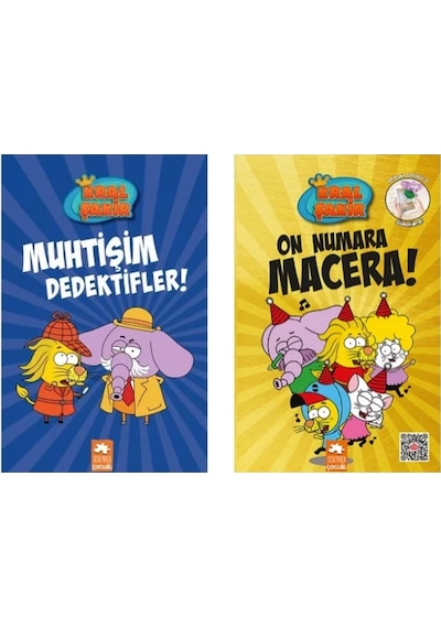 Kral Şakir 9 - 10 Muhtişim Dedektifler - On Numara Macera 2 Kitap