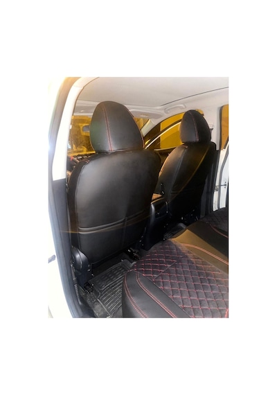 Nissan Qashqai 2014 2020 Uyumlu Arası Arka Sırt 2+1 Arka Sırt Kolcaklı Model Siyah Zemin