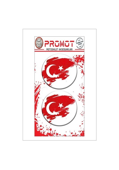 Türk Bayrak Tasarım Logo Sticker 02 Diğer