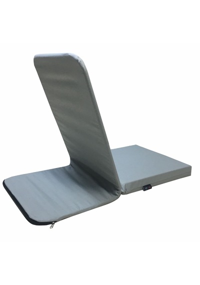 Meditasyon Sandalyesi - Sırt Destekli Yer Minderi - Backjack - Yoga Sandalyesi - Yoga Minderi Gri