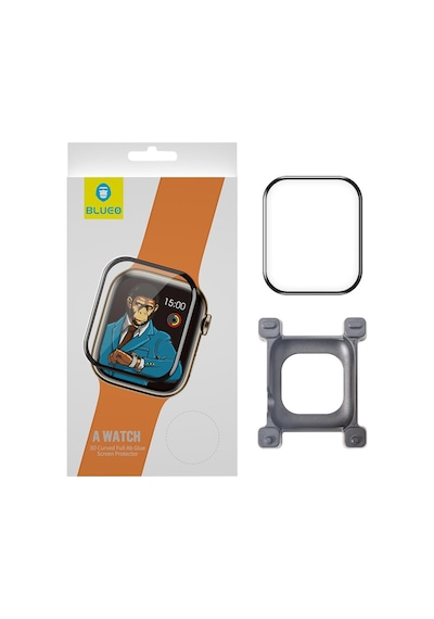 Blueo Apple Uyumlu  Watch 1 2 3 Serisi 42mm 360 Cam Ekran Koruyucu