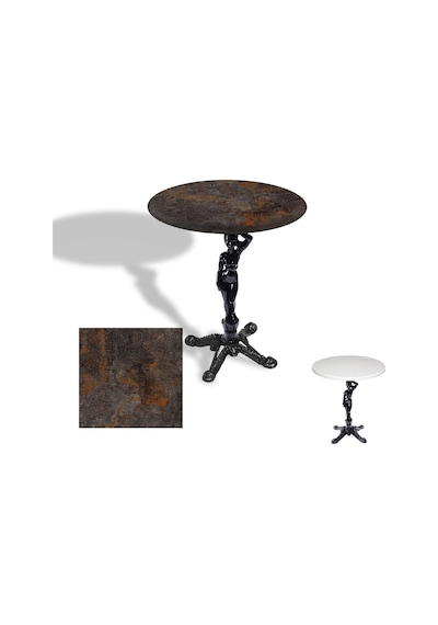Çipa 1003 Döküm Ayak Yuvarlak Masa Çap 90cm - Werzalit, Wermodin Ve Allzalit Tabla - Metalic Oxid 3 Çok Renkli Çipa 1003 Döküm Ayak Yuvarlak Masa Çap 90cm - Werzalit, Wermodin Ve Allzalit Tabla - Metalic Oxid 3 Çok Renkli