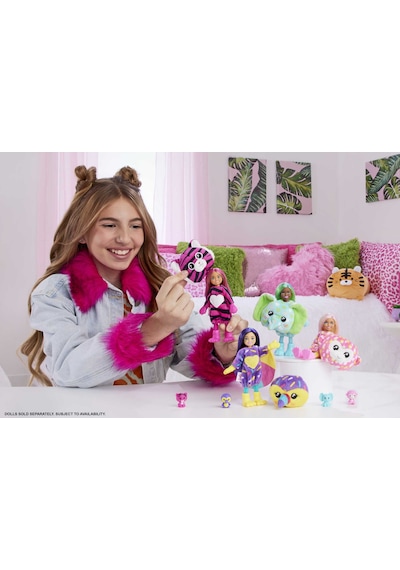 Barbie Cutie Reveal Bebekler Chelsea Tropikal Orman Serisi HKR16