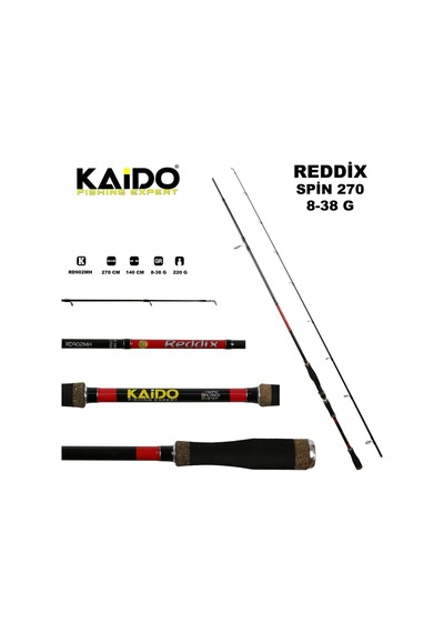 Kaido Reddix 270 Spin Kamışı 8-38 Gr