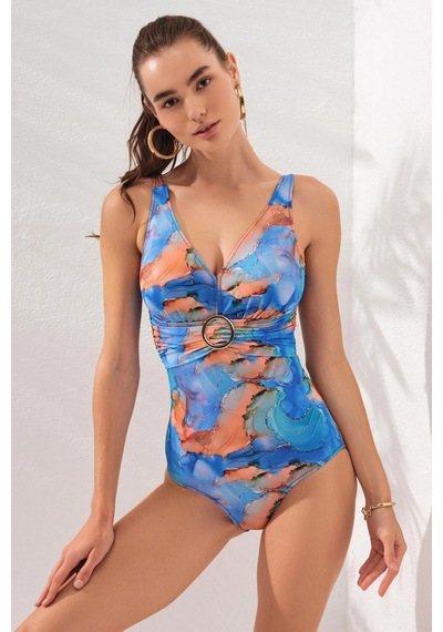 Pierre Cardin Stella V Yaka Tokalı Korseli Mayo Marbel 231133-d